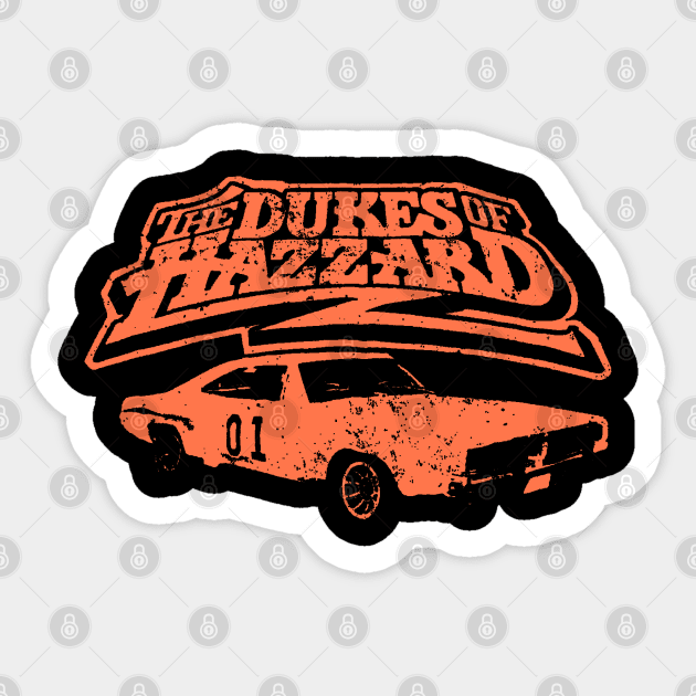 Bo & Luke Duke - The Dukes Of Hazzard Sticker by SALENTOmadness